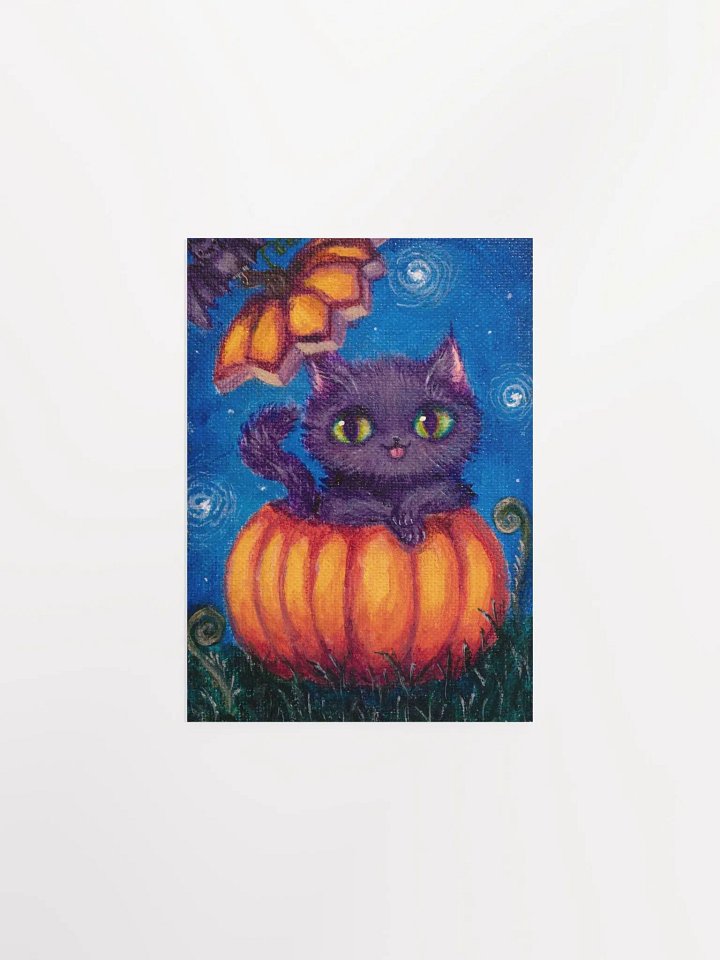 Pumpkin Whiskers Print product image (1)