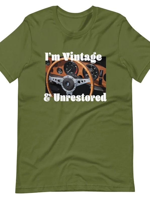 Triumph TR6 t-shirt I'm Vintage & Unrestored product image (2)