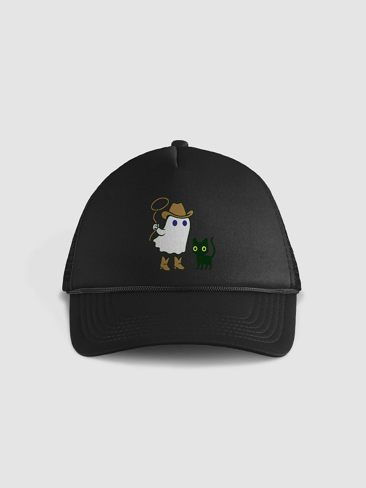 Spooky Cowboy Ghost Foam Trucker Hat product image (1)