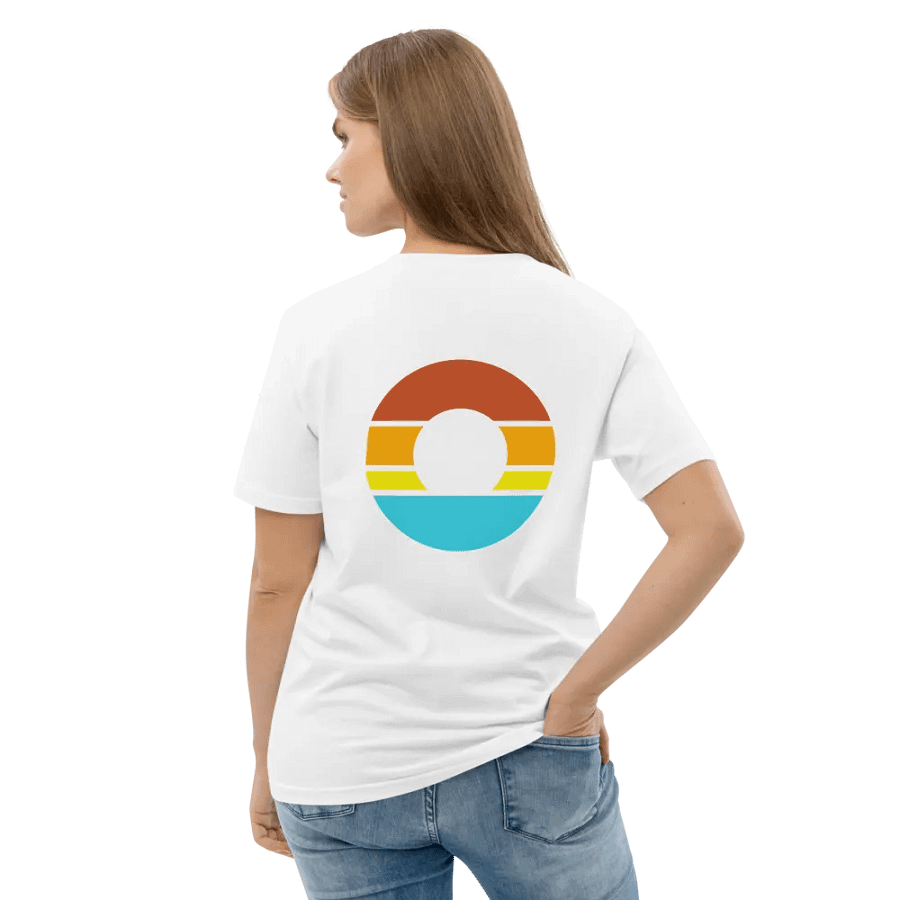 Classic White Sunset Logo T product image (9)