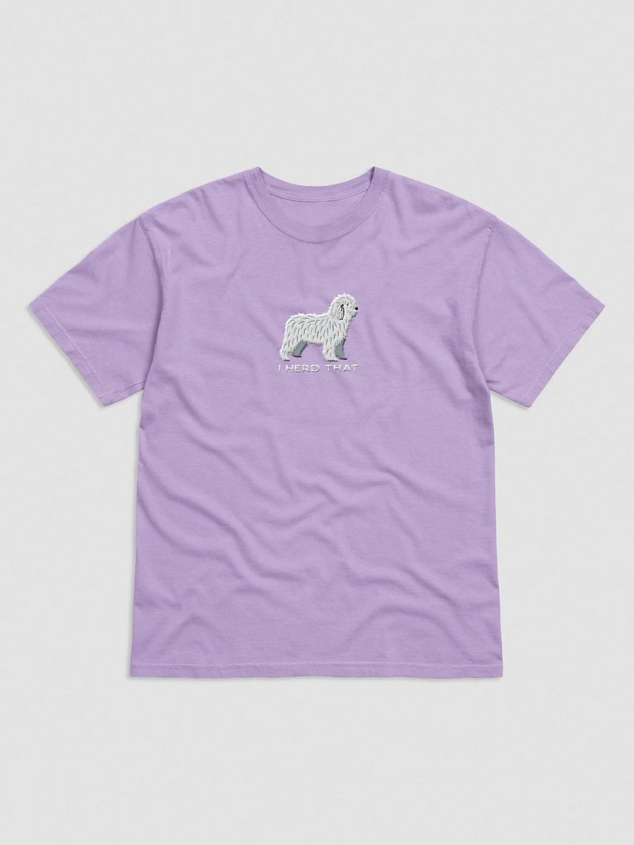 I Herd That T-Shirt(Embroidered) of a Spanish Water Dog(White) product image (41)