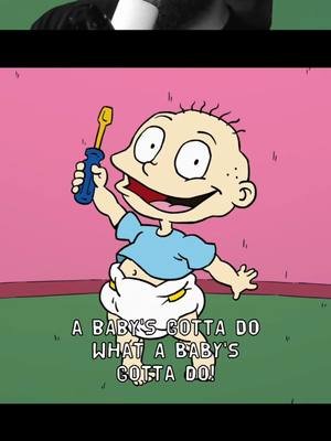 A baby's gotta do what a baby's gotta do. 👶🪛 Angelica was always mean, but Tommy never stopped being kind, even to her. It’s a reminder that doing the right thing isn’t always easy, but it matters.  That’s why his line hits so hard: “A baby's gotta do what a baby's gotta do.”  Timeless words from a tiny hero. #rugrats #nickelodeon #tommypickles #rugratsadventuresingameland #adventuresingameland 