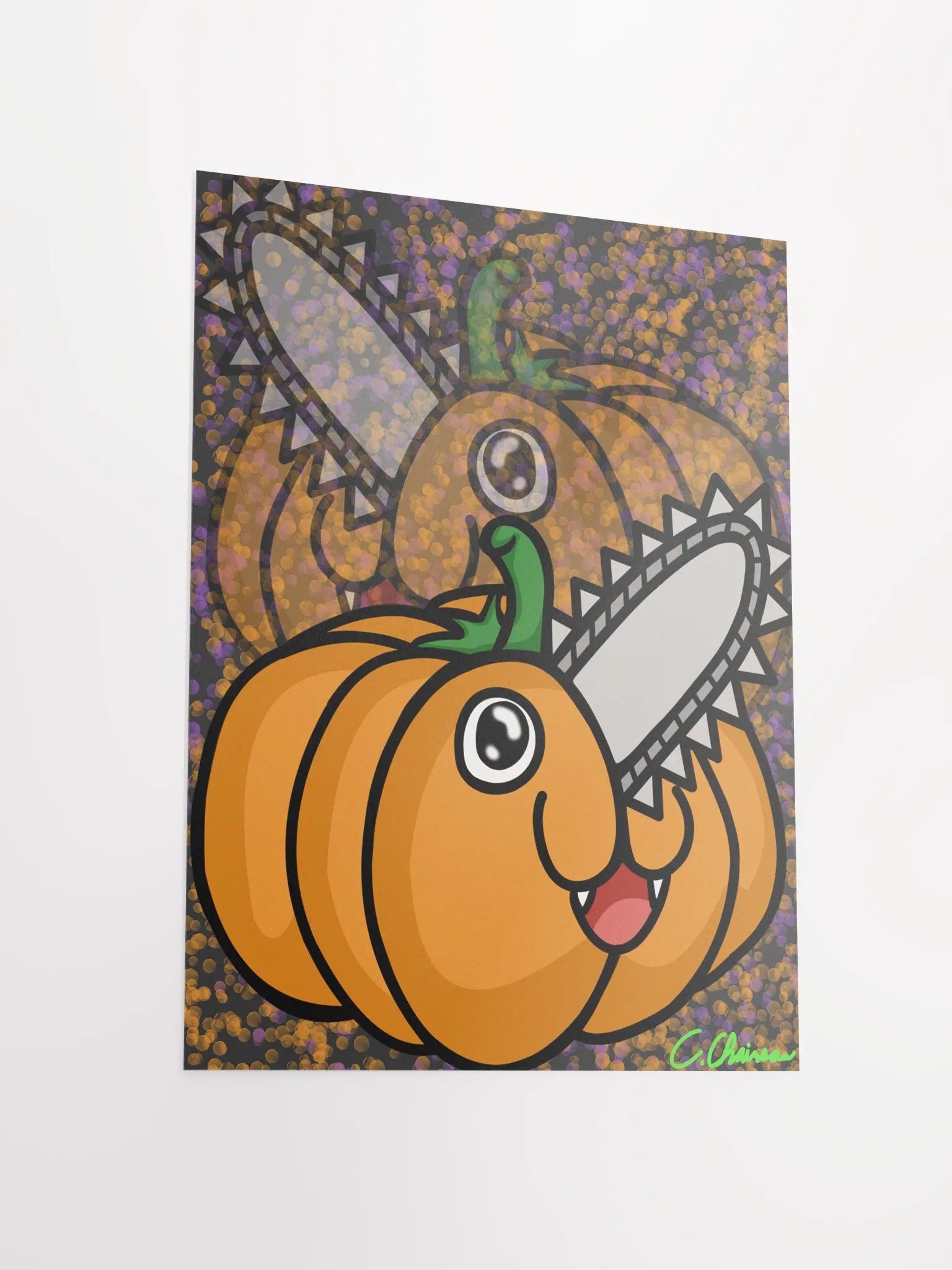 Pumpkinsaw Poster (purple/orange) product image (3)