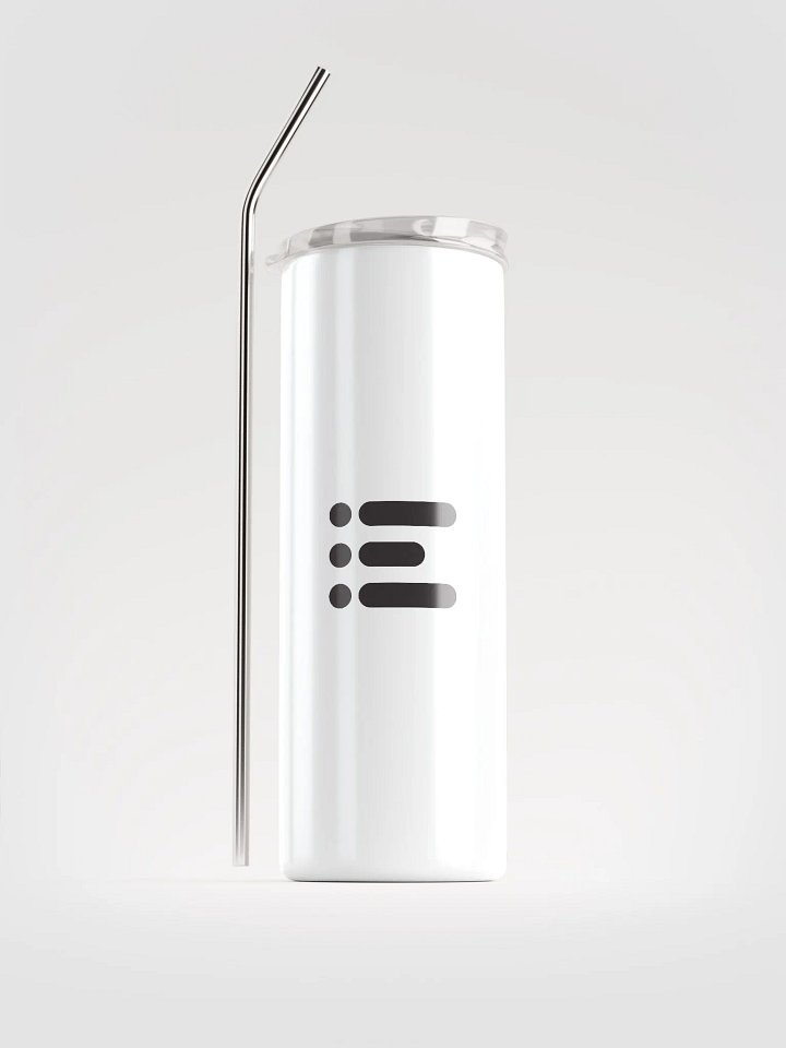 White Stainless Steel Tumbler product image (1)