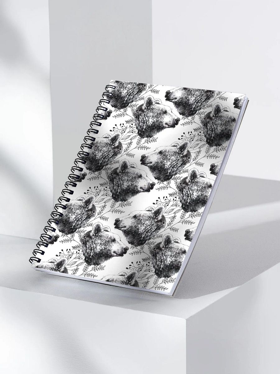 Bear Heads Spiral Notebook product image (3)