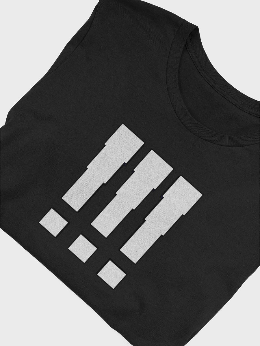!!! | Black/White T-Shirt product image (4)