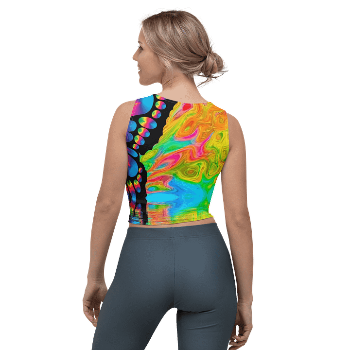 'Butterflies' All-Over Crop Top product image (2)