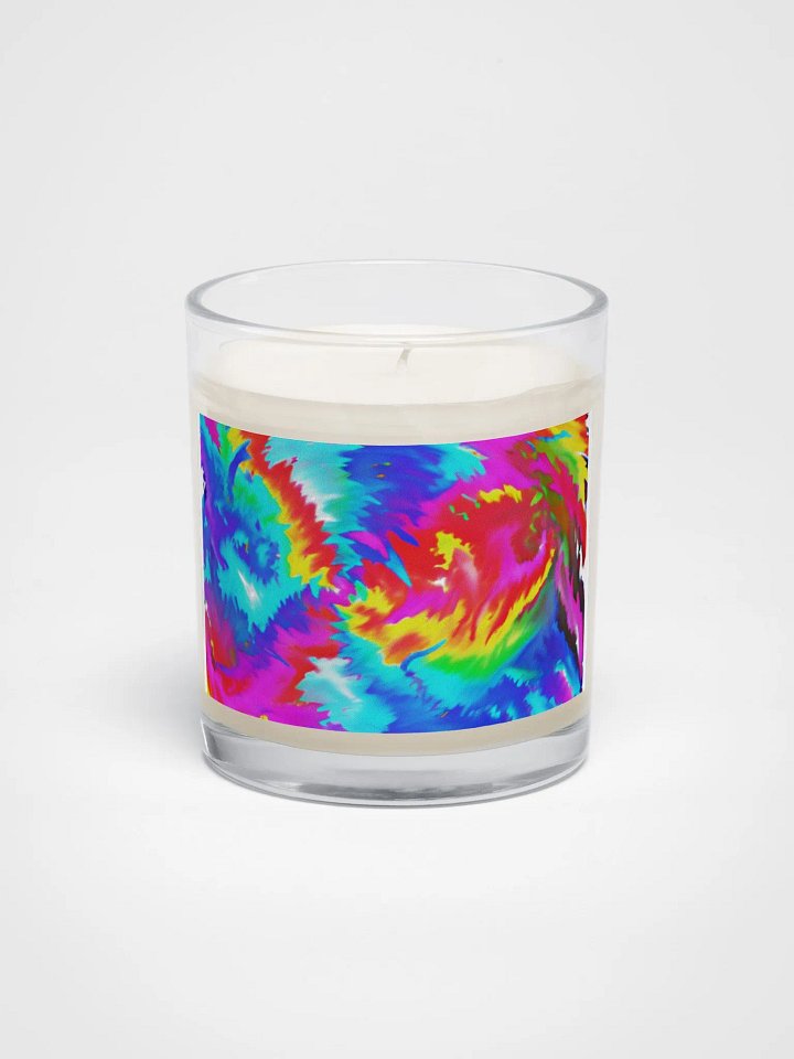 Marbled Rainbow Swirl VII Soy Wax Candle product image (1)