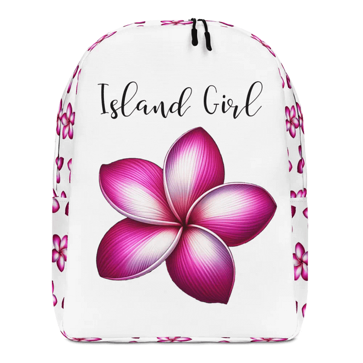 Island Girl Plumeria Backpack - Tropical Bliss for Your Adventures product image (1)