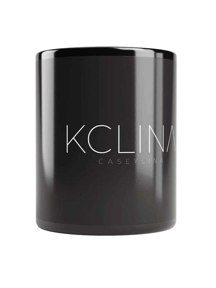 Glossy black color mug - KCLINA product image (1)