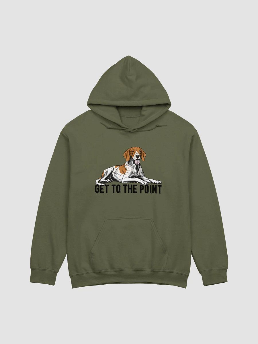 Get to the Point Hooded Sweatshirt of an English Pointer(Brown) | Funny Hoodie for Pointer Dog Paw-rents product image (16)