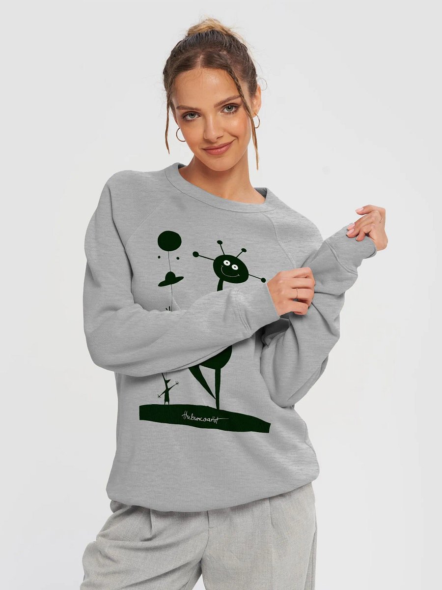 Bella+Canvas Unisex Sponge Fleece Raglan Sweatshirt product image (2)