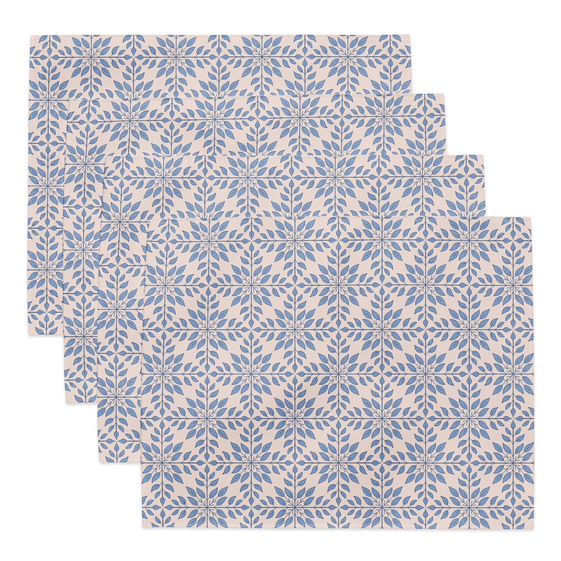 China Blue Diamond Boughs Patterned Placemats (Set of 4) product image (2)