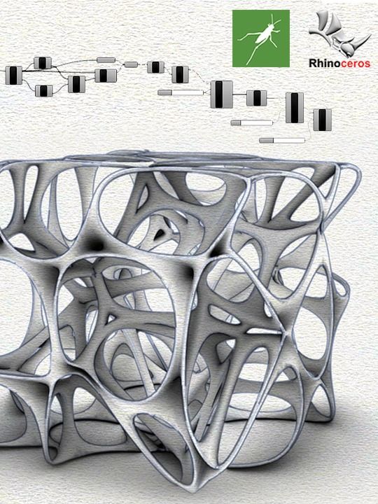 Voronoi & Weaverbird 3d Parametric Design Grasshopper Rhino Files Download product image (2)