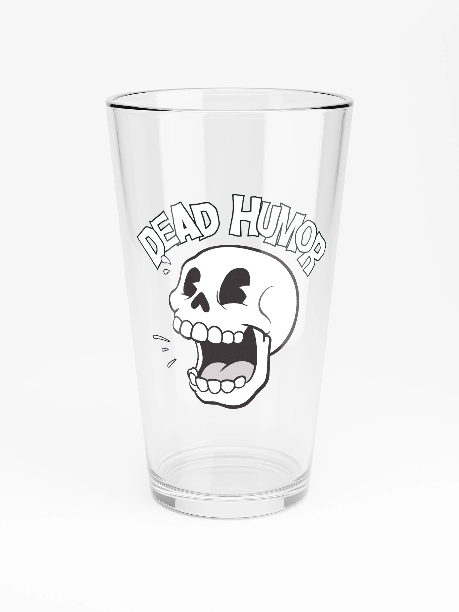 Laughing Skull Pint Glass product image (3)