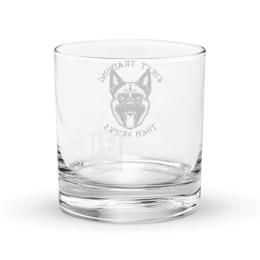 First Training Then Drinks Whiskey Rocks Glass product image (4)