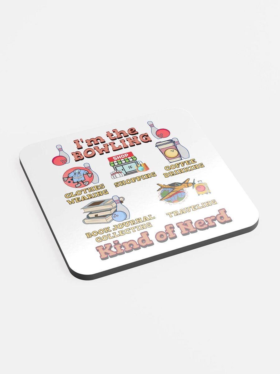 Im The Bowling Kind Of Nerd Cork Coaster Set product image (3)