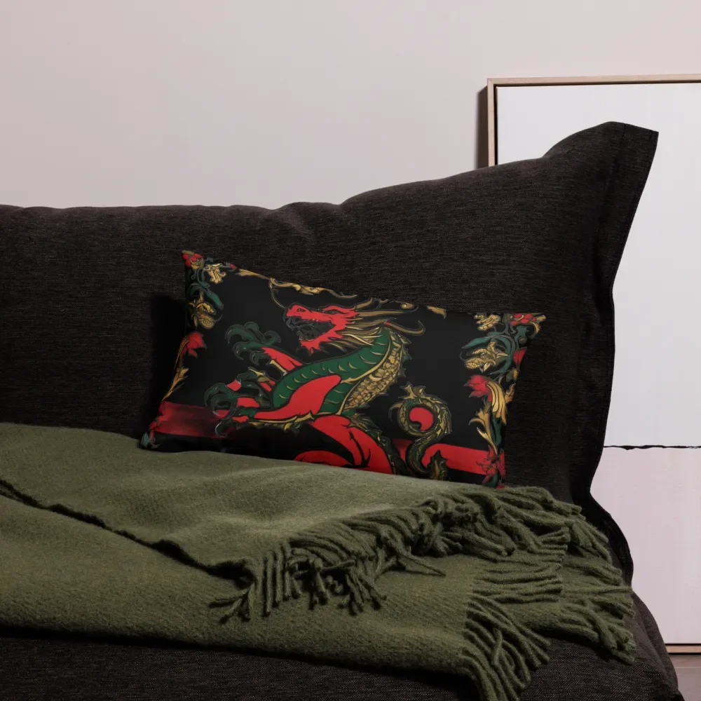 Taie d'oreiller à imprimé dragon mythique /Mythical Dragon All-Over Print Pillow Case product image (24)