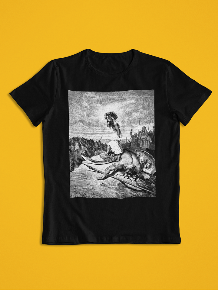 David and Goliath Gustave Dore Bible Illustration Unisex T-Shirt product image (1)