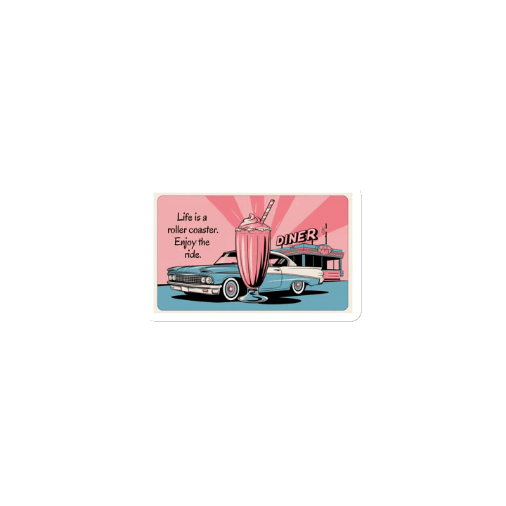 Retro Diner Inspired Motivational Magnet product image (1)