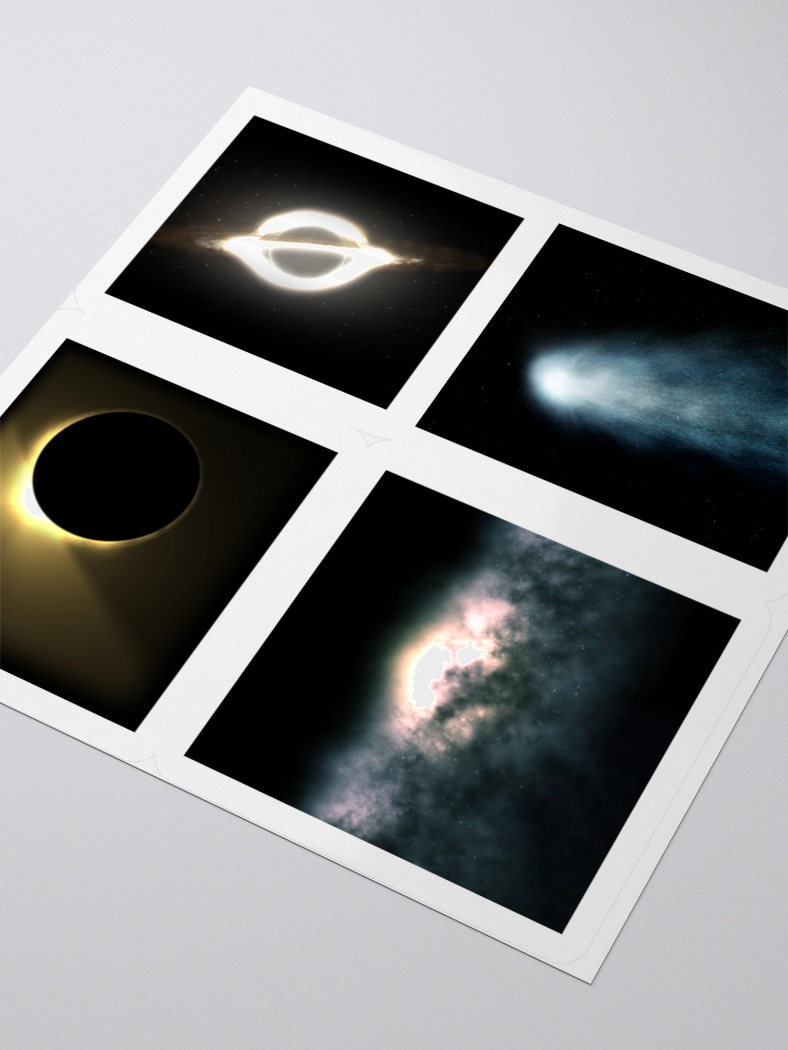 Space kiss cut stickers product image (11)