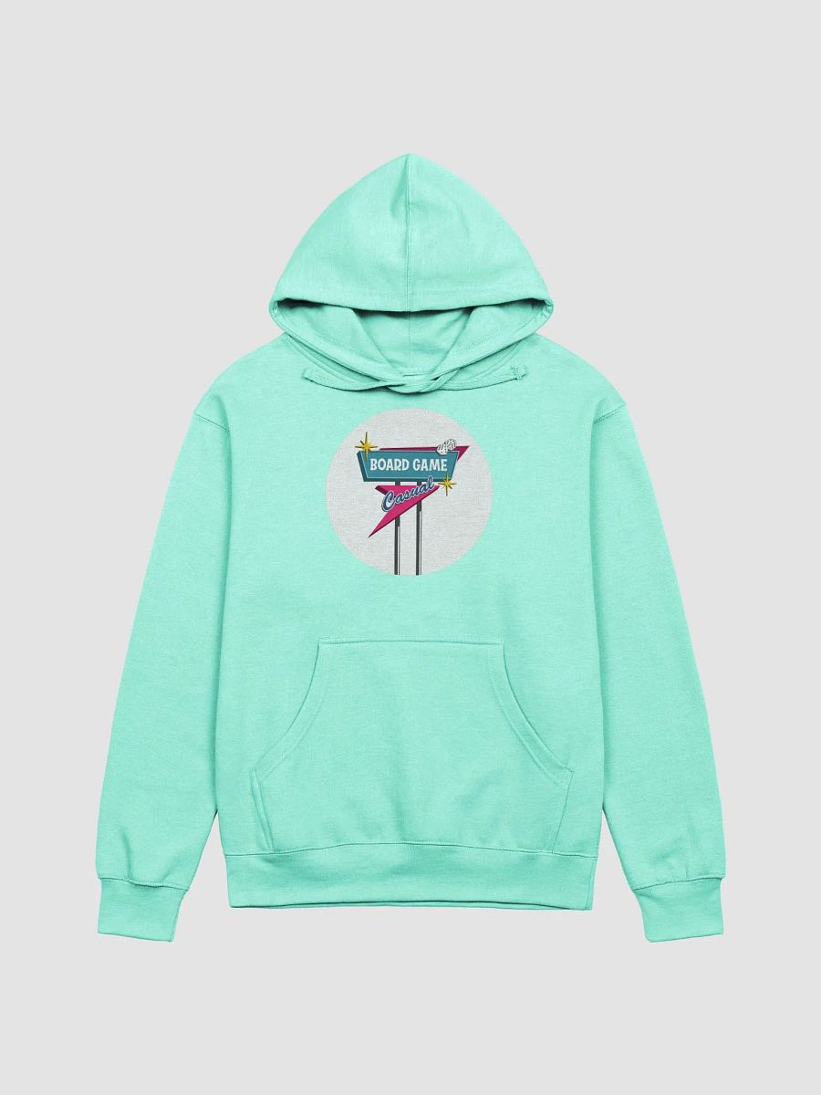 Board Game Casual Circle Logo Hoodie (Mint/Blue Aqua) product image (6)