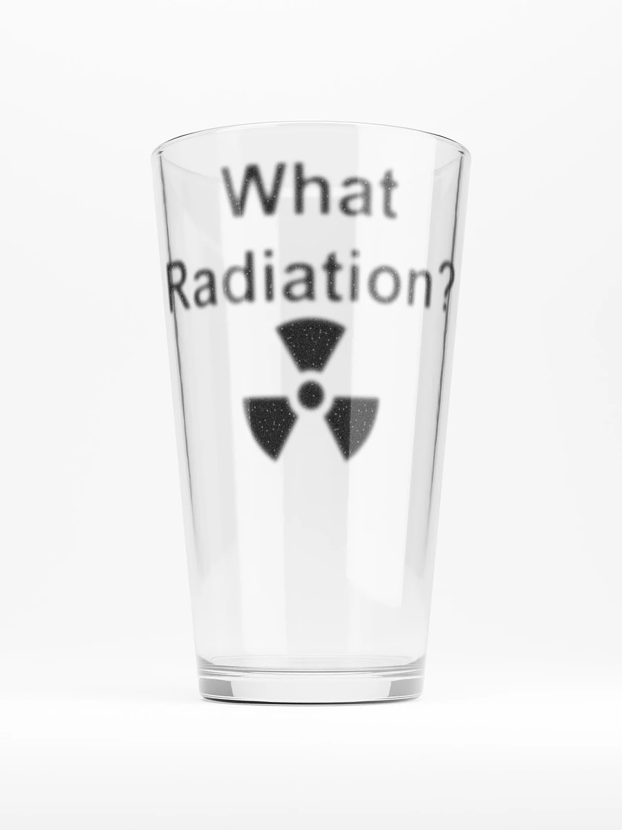 What Radiation? pint glass product image (2)