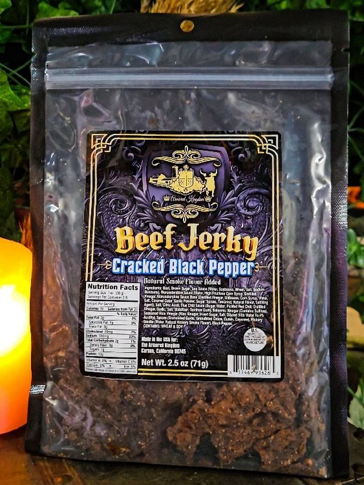 The Armored Kingdom Cracked Black Pepper Jerky product image (1)