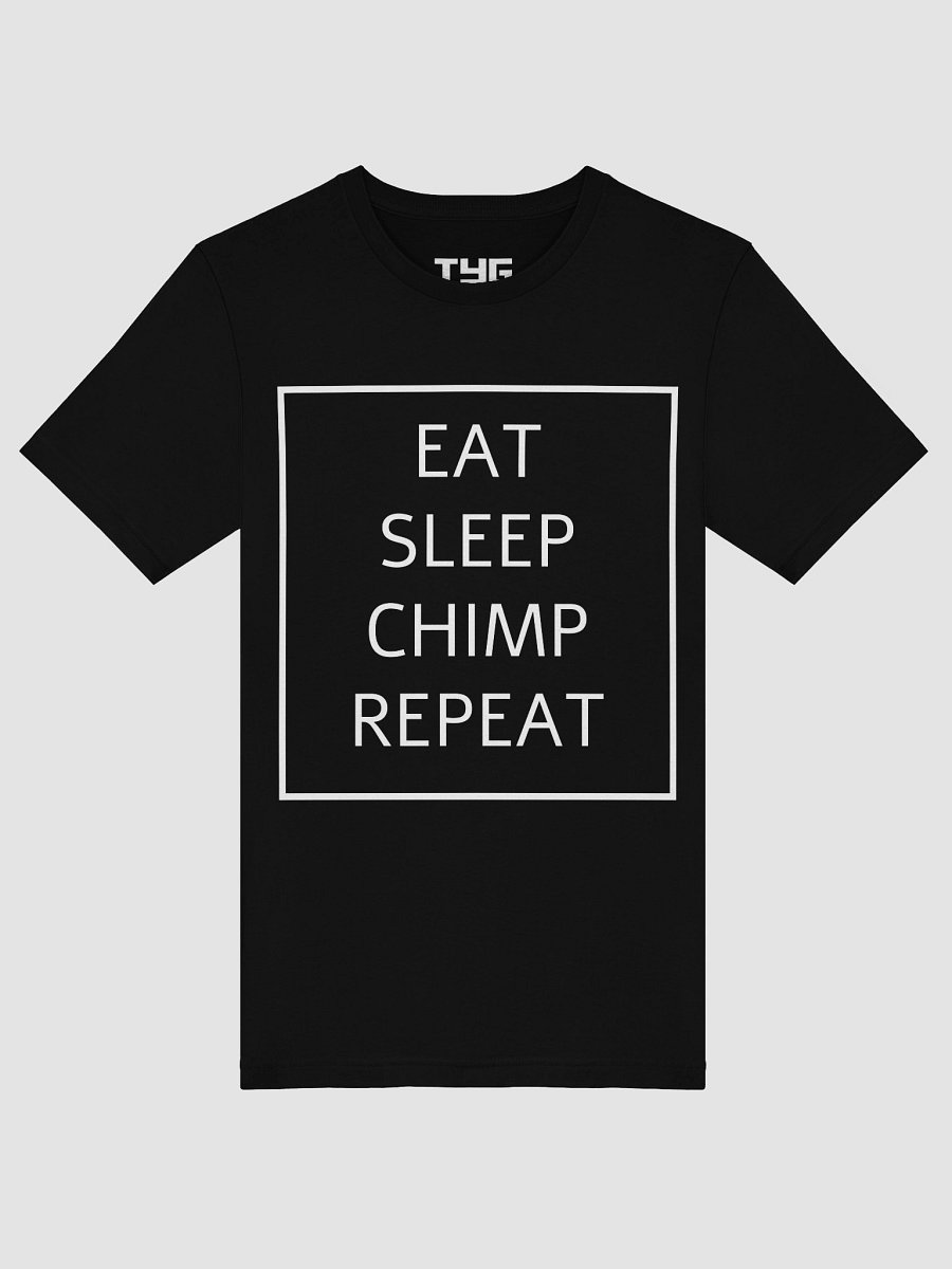 Eat Sleep Chimp Repeat (Dark Colours) product image (5)