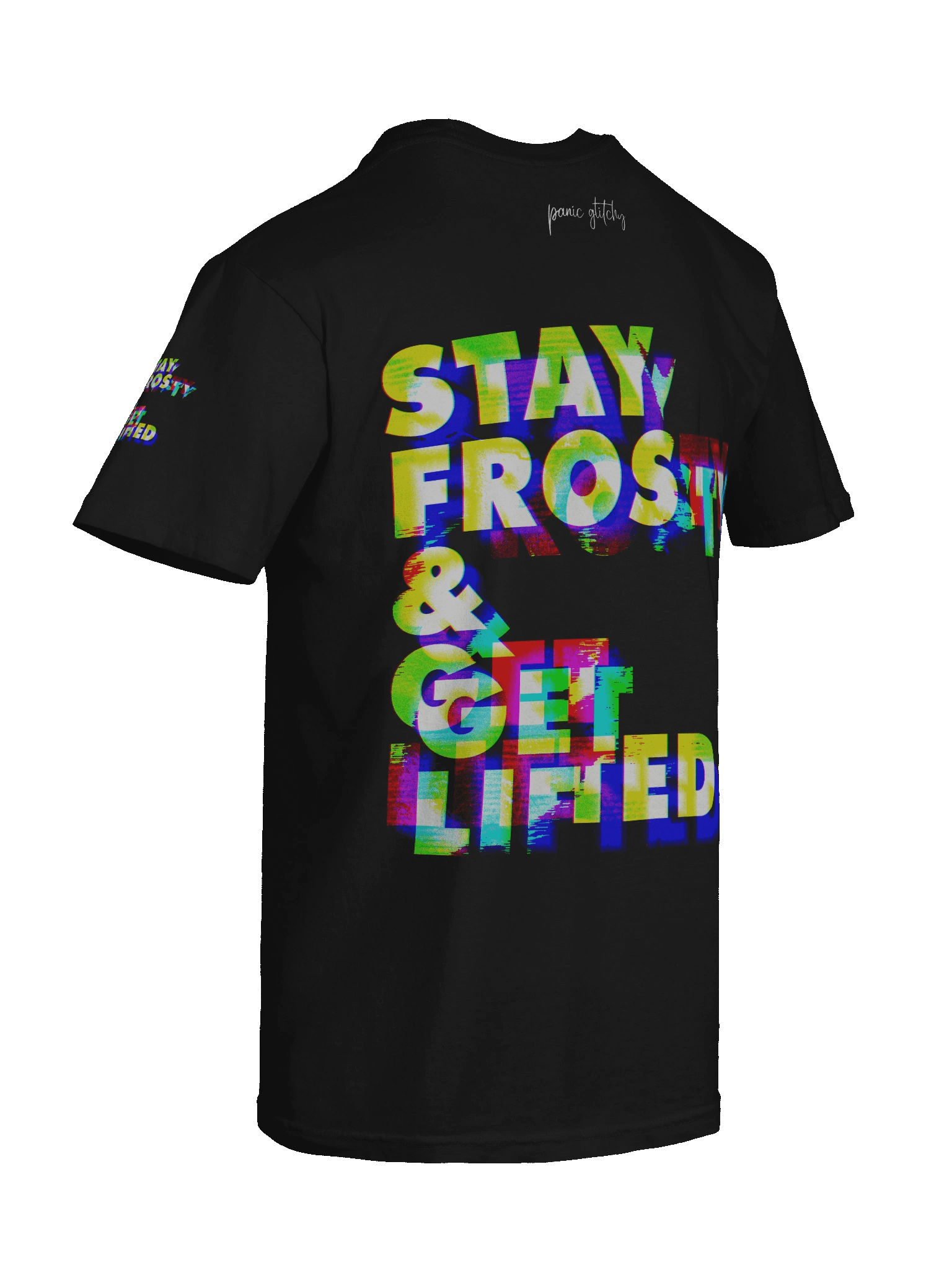 Stay Frosty & Get Lifted Anaglitched All Over product image (10)