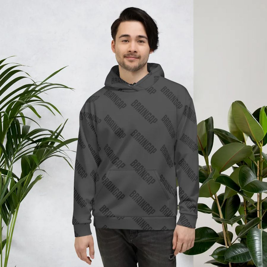 Braingap Unisex Dark Hoodie product image (4)