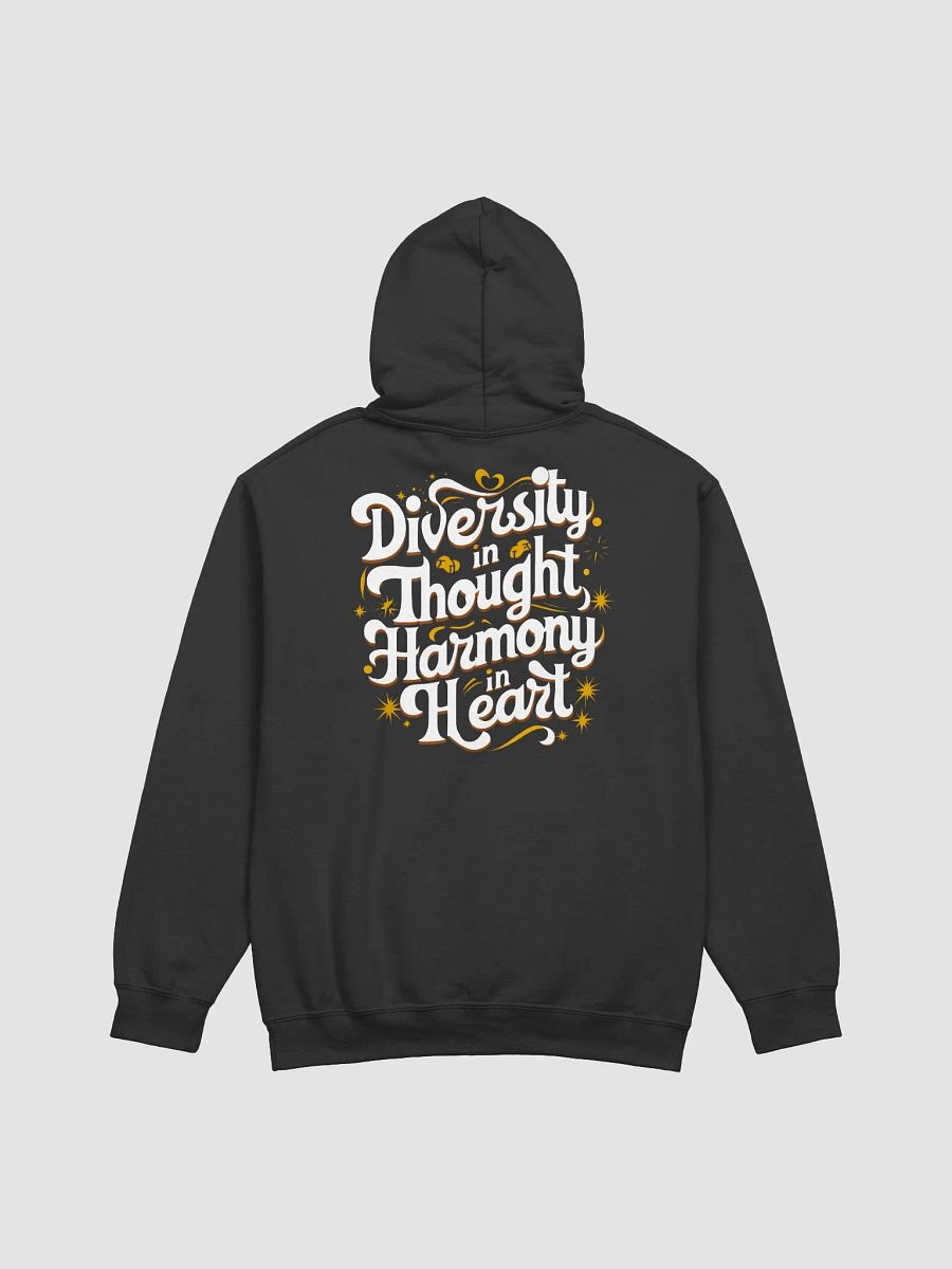 Diversity In Thought, Harmony In Heart Unisex Hoodie product image (2)