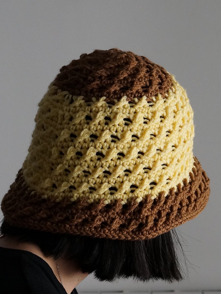 Cross stitch bucket hat pdf pattern product image (1)