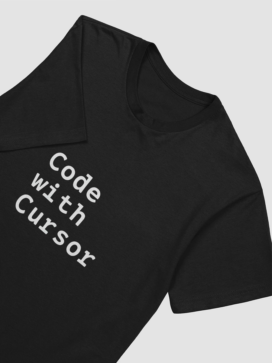 Code with Cursor T-Shirt - 100% cotton product image (3)