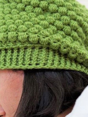 Pattern bundle: 4 patterns for different bobble stitch hats product image (1)