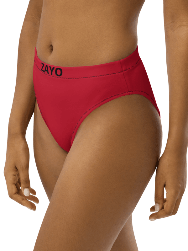 Vibrant Red 'ZAYO' All-Over Bikini Bottoms product image (5)