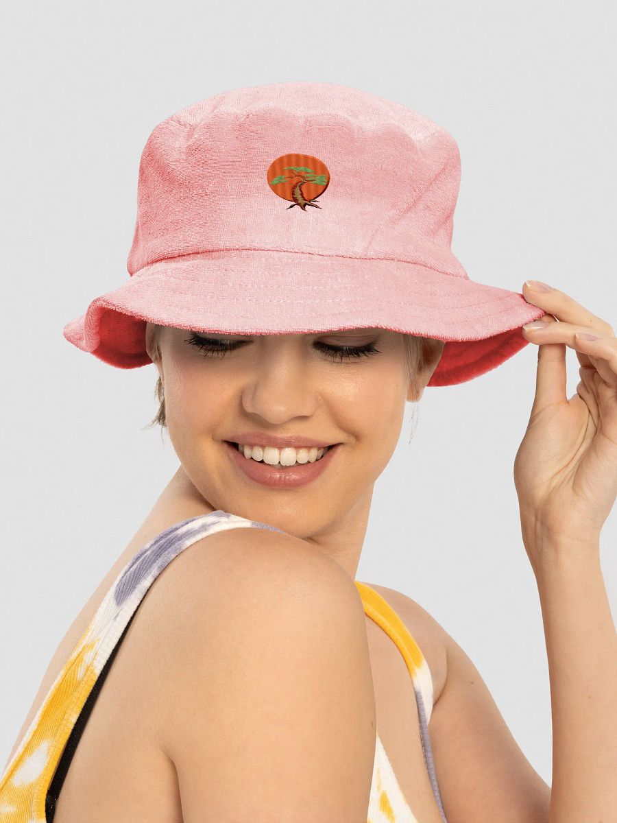 Dreamy Sunset Terry Cloth Bucket Hat product image (4)