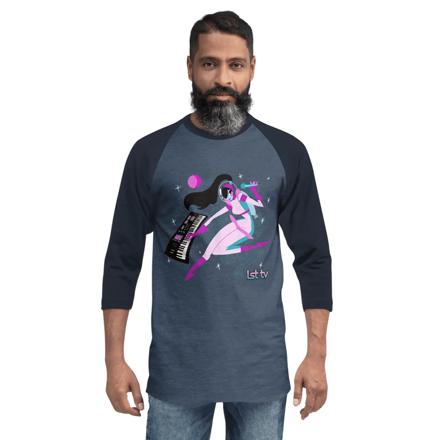 Astro-Synthpop Cutie Raglan Long Sleeve T product image (5)