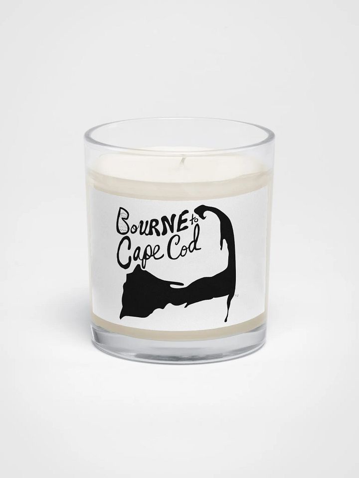 BOURNE to Cape Cod™ Beach Vibes Candle – Unscented Soy Wax in Glass Jar product image (1)