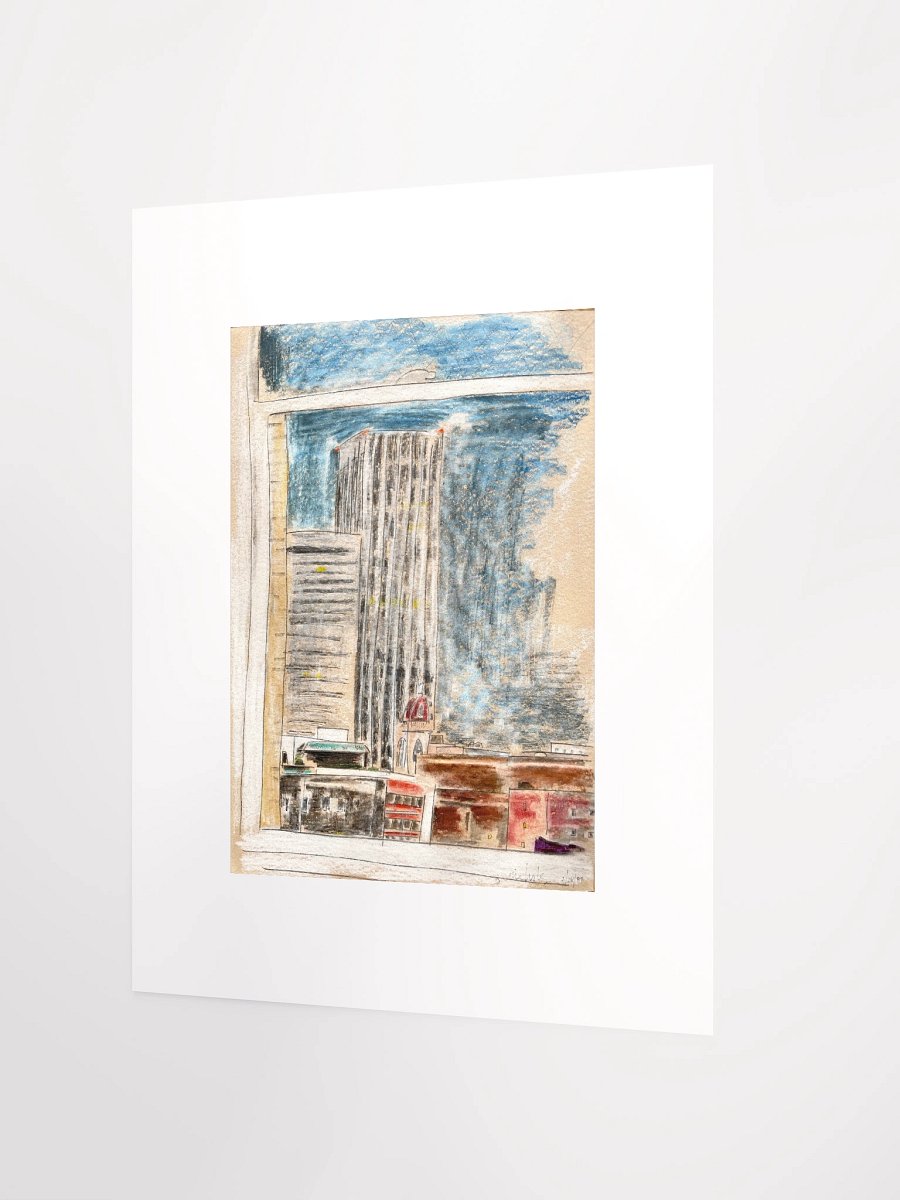 View from the Deluxe Hotel, Portland OR 02.28.87 print product image (3)