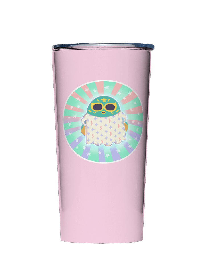 Pastel Little Ghost Luchador - Stainless Steel Tumbler product image (1)