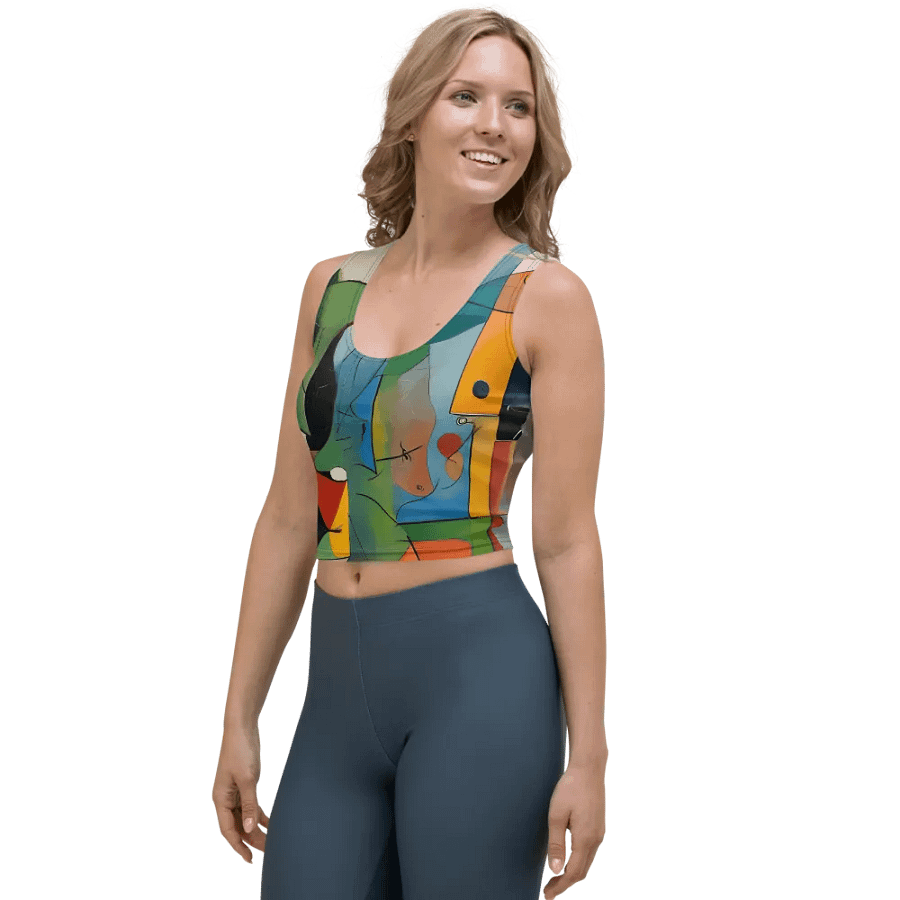Symmetric Splendor Crop Top product image (3)