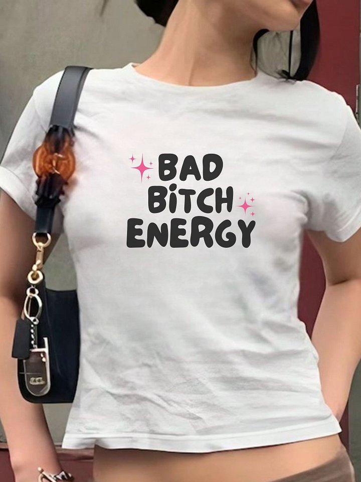 Bad Bitch Energy Baby Tee product image (2)