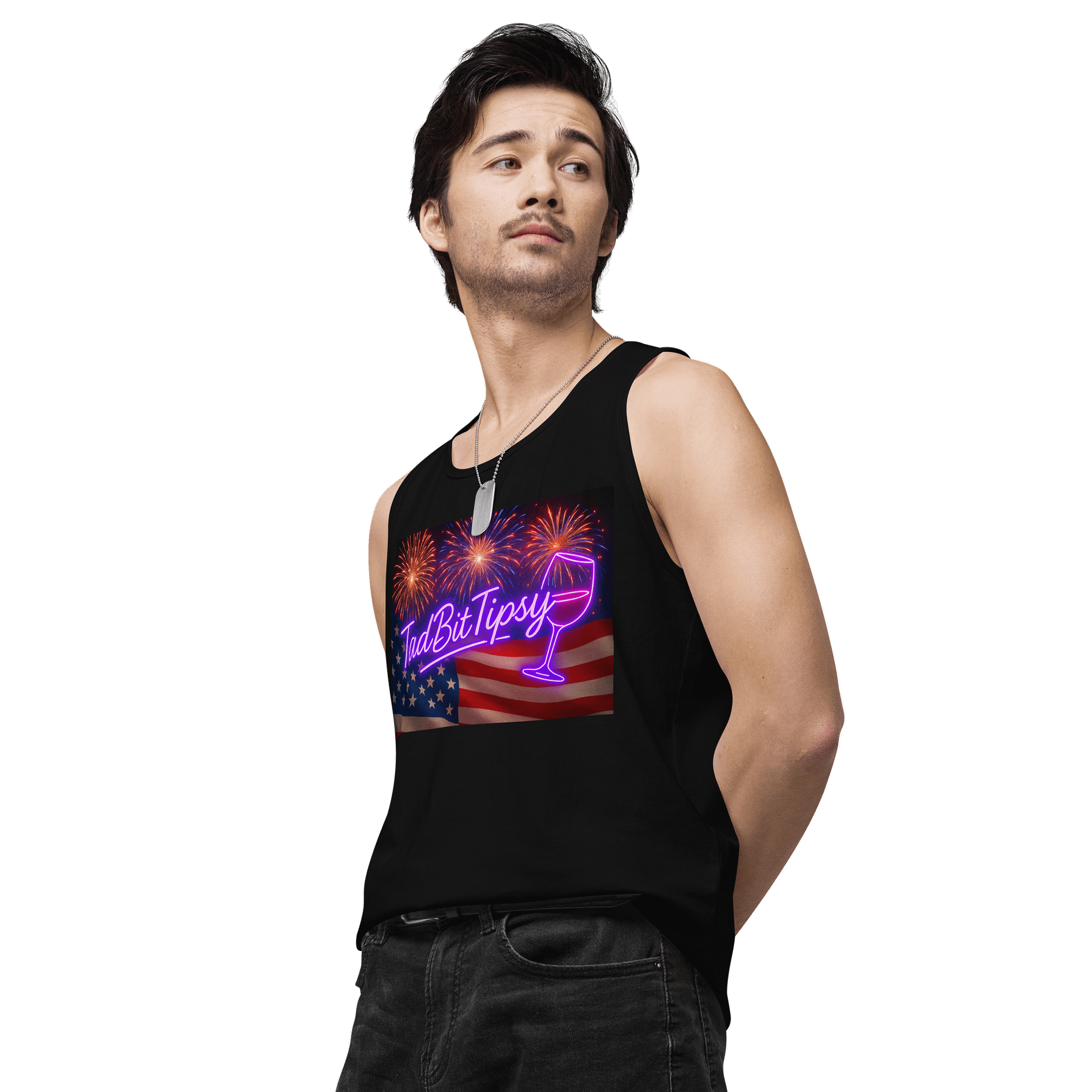 Tipsy Graphic Mens Tank product image (4)