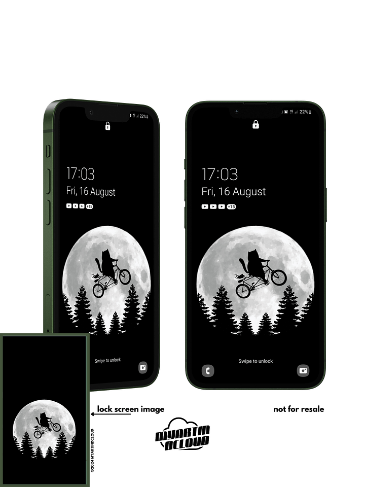 Moonlit Adventure Lock Screen Wallpaper product image (1)