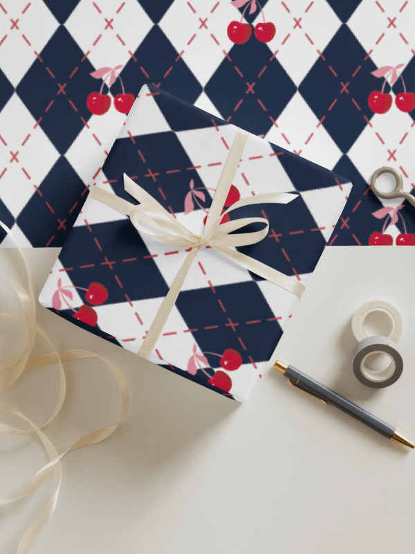 Abstract Cherry Wrap Set (Set of 3) product image (1)