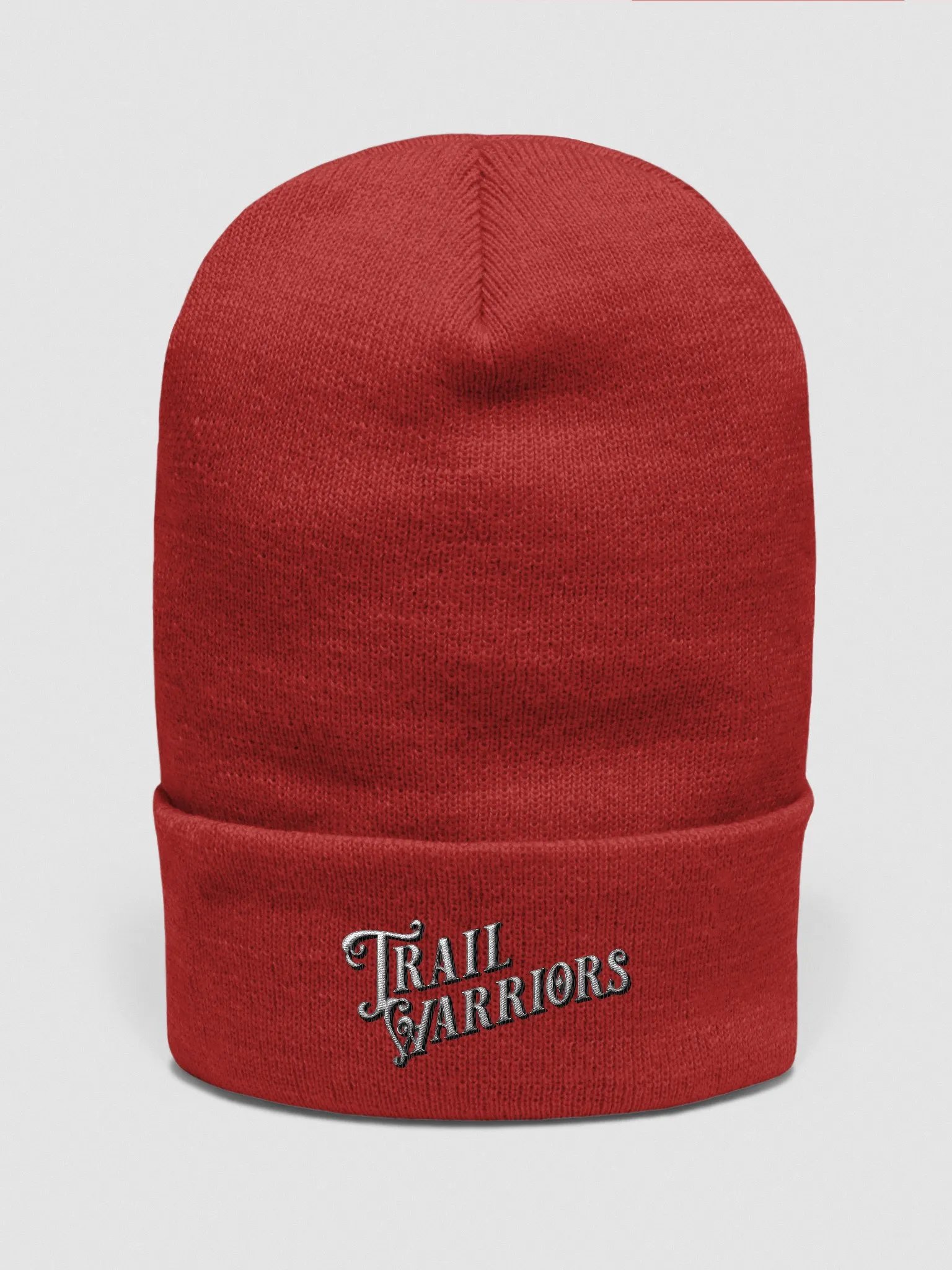 Black w/ Gradient Classic Trail Warriors Emblem Beanie product image (1)