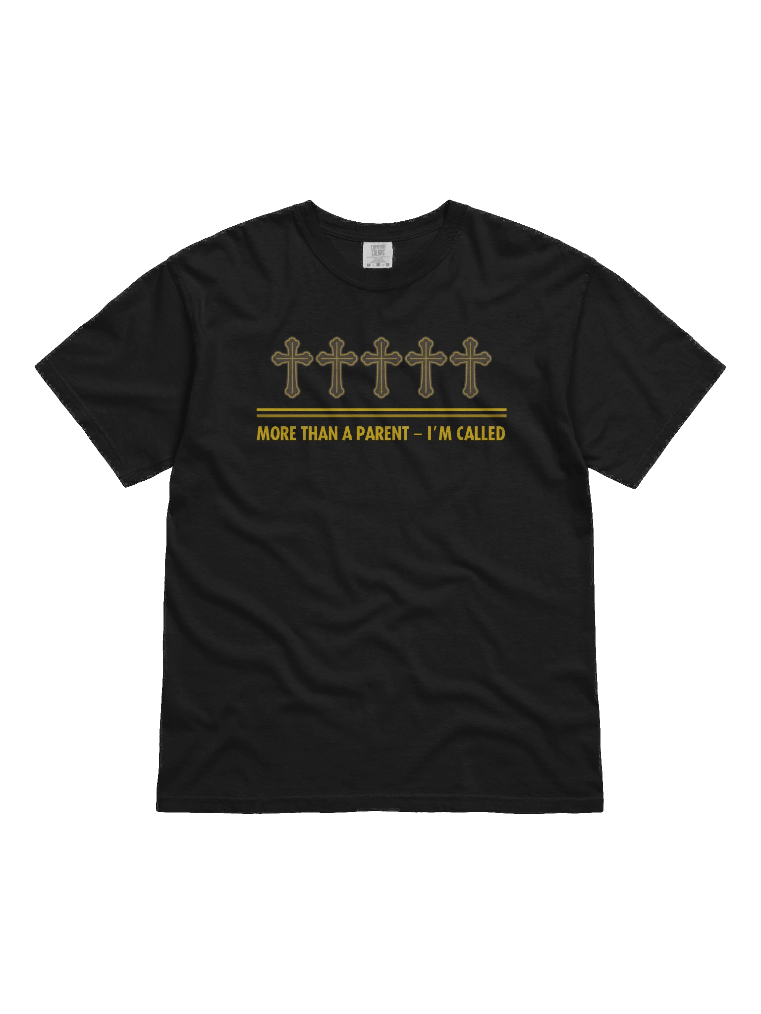 More Than A Parent - I Am Called | Christian Parents Comfort Colors T-shirt | Faith-Based Gift for Christian Parents. product image (2)