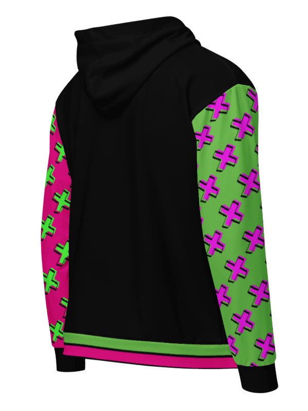 ZIMMI GlitchWave Hoodie (Black Edition) + Sticker Pack product image (5)