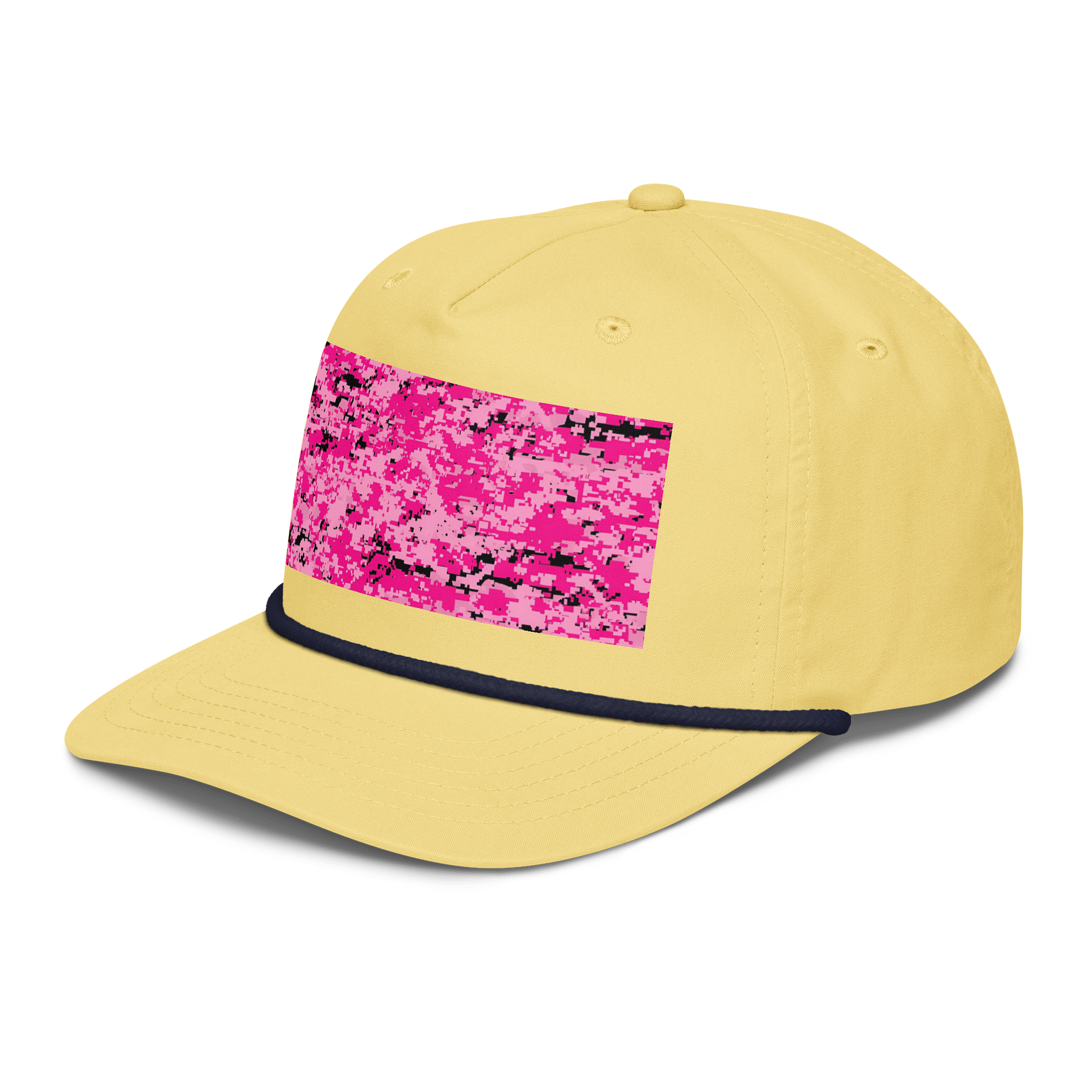 Pixel Pink Camo Golf Cap product image (3)